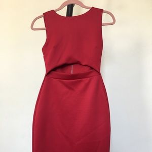 F21 Beautiful red one-of-a-kind fitting dress.